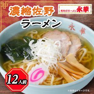 ふるさと納税 佐野市 濃縮佐野ラーメン12人前 【離島・沖縄県不可】