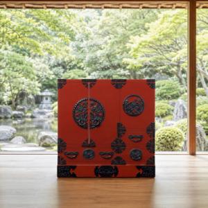 ふるさと納税 利府町 仙台箪笥 帖面箪笥 朱色...の詳細画像1