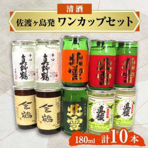 佐渡ヶ島発　清酒　ワンカップ10本セット