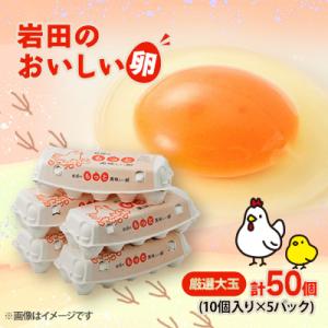 ふるさと納税 榛東村 岩田のおいしい卵厳選大玉50個