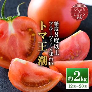 2027年1月下旬から順次発送【糖度8度以上】あま～いトマト「トマ王潮」約2kg