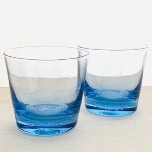 ふるさと納税 高松市 【Aji Glass】　ロックグラス　みなも　2個セット　(GIFT BOX付...