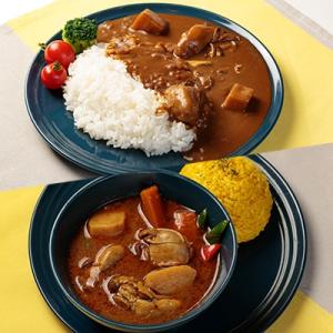 厚岸産かきカレー・スープカレー　セット