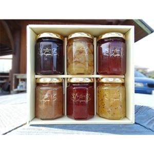 旬のおまかせフルーツコンフィチュール(ジャム)140g×6本セット