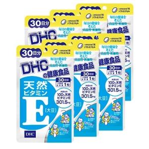 ふるさと納税 袋井市 DHC天然ビタミンE[大豆]30日分6個セット