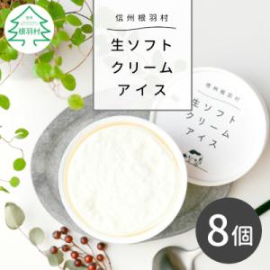 ふるさと納税 根羽村 香料・着色料不使用　さっぱり!ふわふわ　生ソフトクリームアイス(100ml)×...