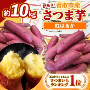 【訳あり】香取市産 さつまいも紅はるか 約10kg×1