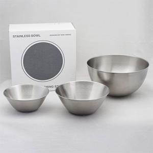 ふるさと納税 燕市 柳宗理デザイン　ステンレスボール3点セット