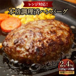 レンジ対応　本格調理済ハンバーグ20食　特製ソース付