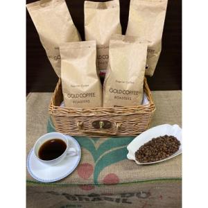 ゴールド珈琲　ブレンドコーヒー　計250杯分(計2.5kg)セット(豆)