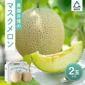 農園自慢の『マスクメロン』×2玉