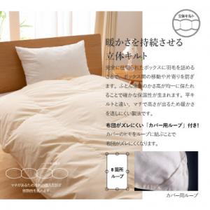 ふるさと納税 富士吉田市 洗える羽毛合い掛け布...の詳細画像1