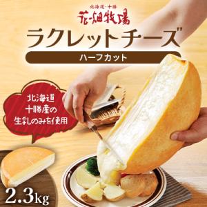 ふるさと納税 中札内村 北海道・十勝産生乳で造ったラクレットチーズ(ハーフカット)2.3kg[P3-...