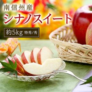 【南信州産】 シナノスイート　約5kg　特秀・秀【2026年10月中旬～順次発送】