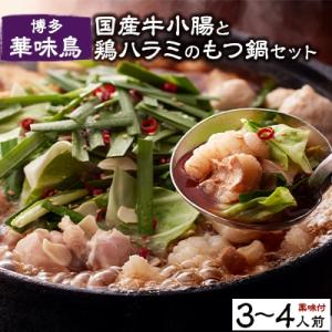 【東峰村】博多華味鳥　もつ鍋セット3～4人前(RHM-50)