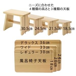 ふるさと納税 高取町 【本格】ひのき風呂椅子・...の詳細画像3