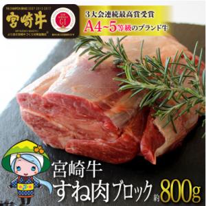 ふるさと納税 美郷町 宮崎牛　すね肉　約800g