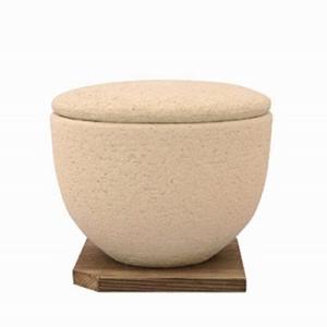 長谷園　伊賀焼 おひつ「陶珍」粉引小(ごはん約1合分)