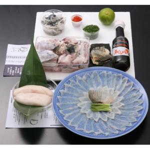 ふるさと納税 北九州市 【生・冷蔵便】とらふぐ三昧セット※白子付(刺身・鍋2〜3人前)FI25-S56