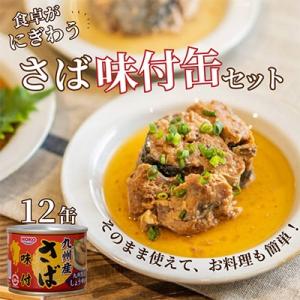 ふるさと納税 松浦市 さば味付缶セット(12缶)