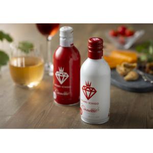 国産苺スパークリングワイン　ミガキイチゴ・カネット290ml(赤白各2本)