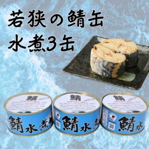 若狭の鯖缶3缶セット(水煮)