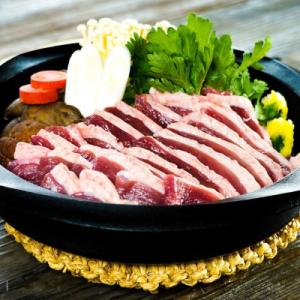 ふるさと納税 枚方市 【麺麓】鴨鍋4人前・鴨肉ブロック ロース肉・もも肉セット