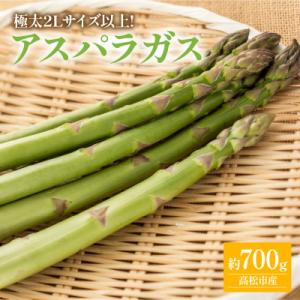 【先行受付2027年】3～4月発送　期間限定企画　極太2Lサイズ以上!　アスパラガス　約700g
