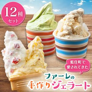 手作りジェラートファーレのジェラートセット12個入り