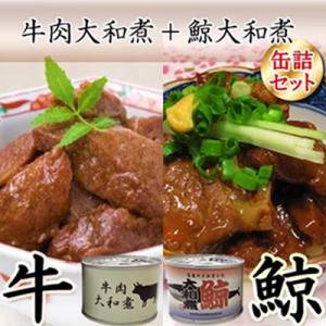 ふるさと納税 富田林市 牛肉大和煮缶詰4缶+鯨大和煮缶詰4缶(計8缶セット)｜y-sf