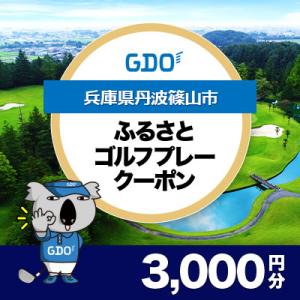 ふるさと納税 丹波篠山市 【兵庫県丹波篠山市】GDOふるさとゴルフプレークーポン(3,000円分)