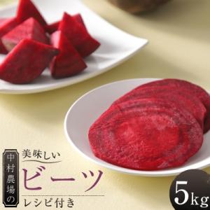 【先行予約】中村農場の美味しいビーツ(栽培期間中農薬不使用) 5kg  ～レシピ付き～