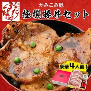 豚丼のぶたはげ「極撰豚丼セット4人前」