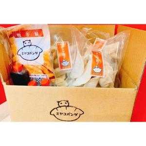 宇治市 ふるさと納税 京丹波高原豚の餃子　さわやかレモン・プレーン・ガーリック｜y-sf