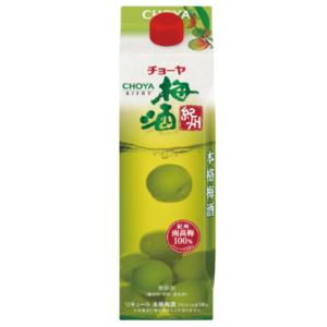 チョーヤ　梅酒　紀州 1,000ml紙パック×2本