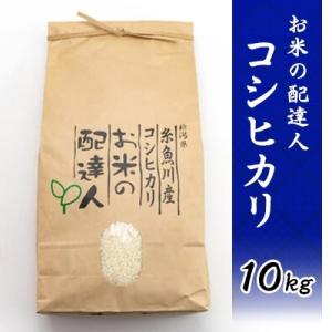 ふるさと納税 糸魚川市 お米の配達人　コシヒカリ　10kg