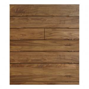 ふるさと納税 大川市 幅102-6段チェスト「ナテュール」ウォールナット材無垢 桐タンス 衣類収納 【丸田木工】