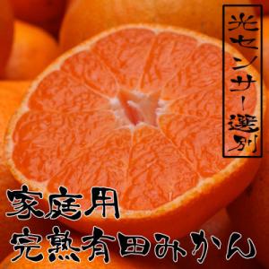 ふるさと納税 日高町 【11月より発送】家庭用 完熟有田みかん5kg+150g(傷み補償分)【訳あり】【光センサー選果】