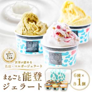 【国内外で数々の受賞歴をもつジェラート店】受賞・まるごと能登ジェラート　6個