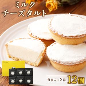 ふるさと納税 嘉麻市 ミルクチーズタルト6個入り×2箱