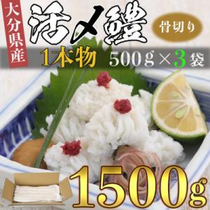大分県産活じめ鱧(はも)1本物 骨切り切身 たっぷり 1500g