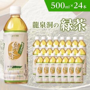 ふるさと納税 岩泉町 龍泉洞の緑茶　500ml×24本｜y-sf