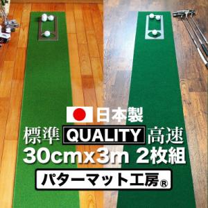 ふるさと納税 高知市 ゴルフ・クオリティコンボ(高品質パターマット30cm×3m×2枚組)パターマッ...