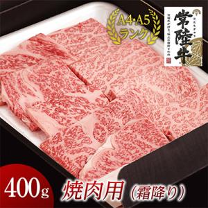 ふるさと納税 牛久市 【常陸牛】焼肉用(霜降)500g