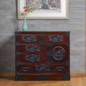 ふるさと納税 利府町 仙台箪笥　三尺片開箪笥80　拭き漆塗り　(お申込書返送後1ヶ月〜5ヶ月以内でお届け)