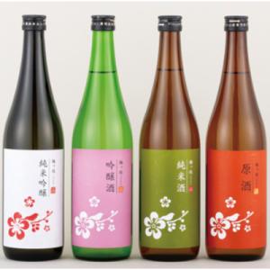 純米吟醸・吟醸・純米・原酒　バラエティー日本酒4本セット
