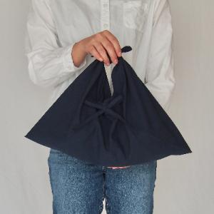ふるさと納税 田原本町 あづま袋(エコバッグ)　カラー:紺　Mサイズ1セット/あずま袋