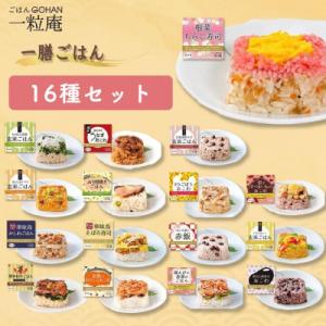 (一粒庵)一膳ごはん16個セット(16種×各1個)