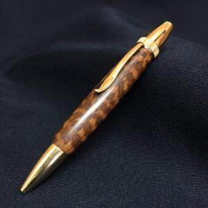 ふるさと納税 大川市 木製ボールペン(スネークウッド)パトリオット・ゴールド金具