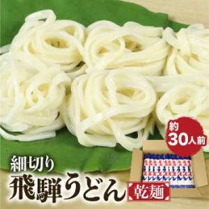 ふるさと納税 飛騨市 細切り飛騨うどん 乾麺 10束 老田屋